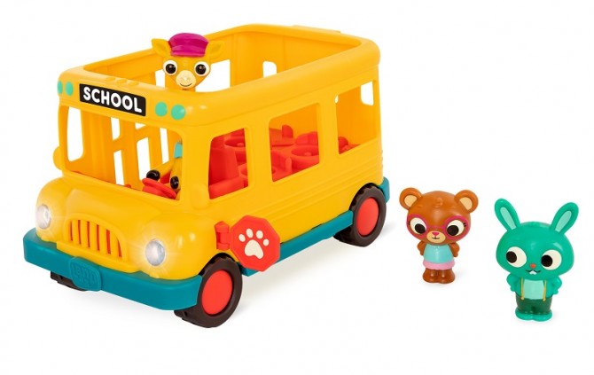 Muzyczny autobus szkolny z wesołymi pasażerami B. Toys - Bonnie’s School Bus